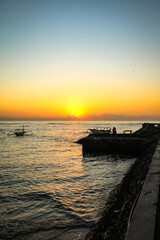 Naklejka na ściany i meble Sunrise at Sanur Sindhu Beach