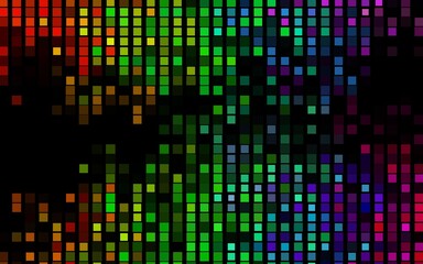 Obraz premium Dark Multicolor, Rainbow vector template with crystals, rectangles.