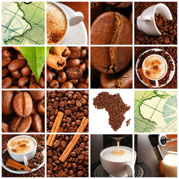 Coffee collage