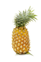 Fresh pineapple isolated on a white background