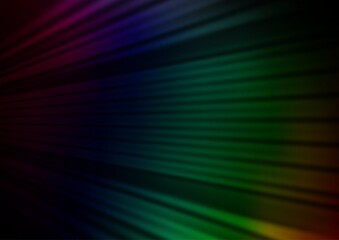 Dark Multicolor, Rainbow vector modern bokeh pattern.