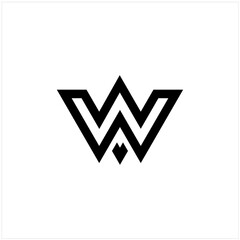 Letter W logo icon design template elements 