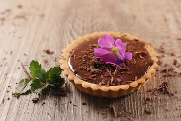 delicious chocolate tart- chocolate pastry