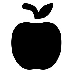 
A sweet fruit having fibre, apple icon
