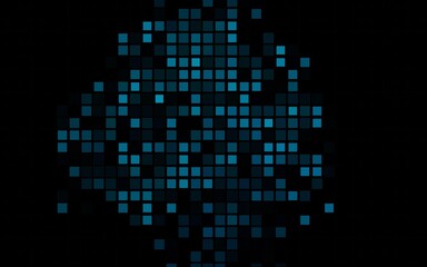 Dark BLUE vector layout with lines, rectangles.