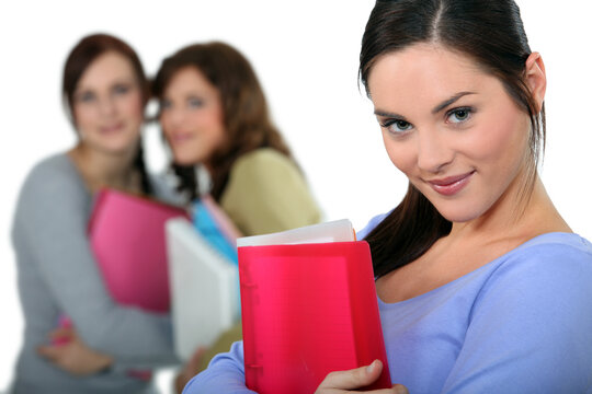 Young woman at school