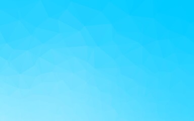 Obraz premium Light BLUE vector triangle mosaic texture.