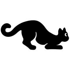 
Domestic animal, cat solid icon 

