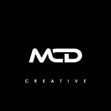MCD Letter Initial Logo Design Template Vector Illustration
