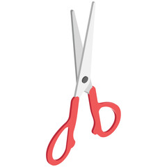 
A pair of scissors as cutting tool

