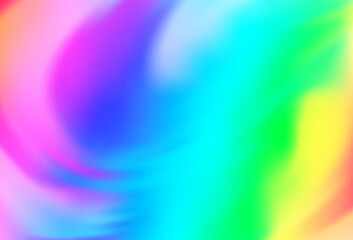 Light Multicolor, Rainbow vector blurred bright template.