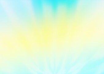 Obraz premium Light Green, Yellow vector blur pattern.