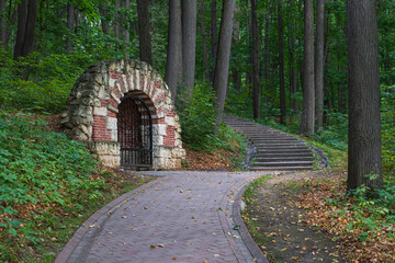 Tsaritsyno Park. The Grotto
