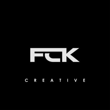 FCK Letter Initial Logo Design Template Vector Illustration