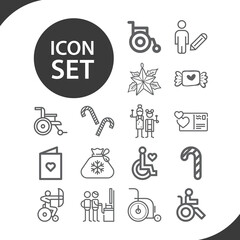 Simple set of morning sickness related lineal icons.