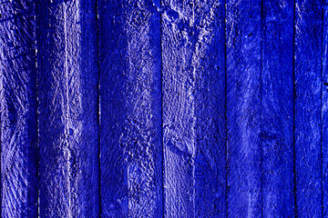 Abstract blue wooden casing texture of a concrete wall for background