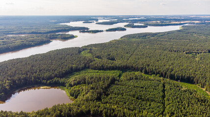 Masurian lakes - obrazy, fototapety, plakaty