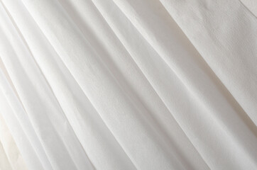 Closeup of wrapping tissue paper as a background for design