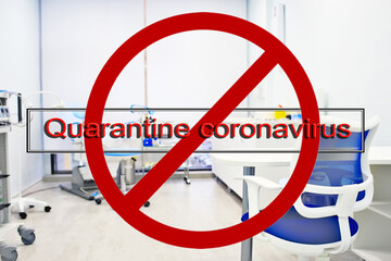 quarantine coronavirus background, abstract blurred theme coronavirus pandemic epidemic
