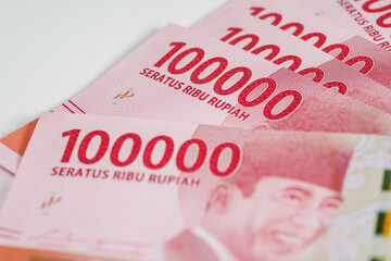 Rupiah isolated on white