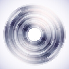 Obraz premium Geometric frame from circles, vector abstract background, wallpaper
