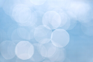 Blue bokeh background