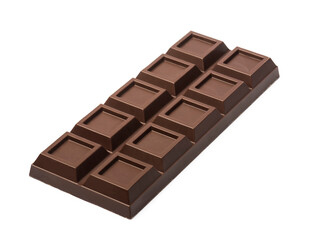 Chocolate bar  isolated on white background 