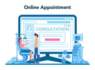 Dermatologist online service or platform. Dermatology specialist