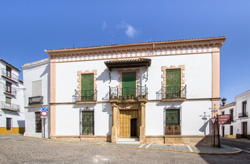 Fototapeta na wymiar Buildings on the streets of the Ronda, Spain