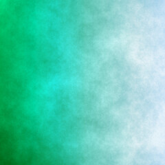 Fototapeta na wymiar Gradient color blue and green paper. Sky and cloud background.