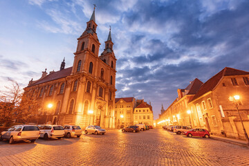 Fototapeta na wymiar Holy Cross Church in Brzeg