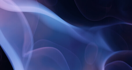 Obraz premium Abstract defocused geometric curves 4k resolution background for wallpaper, backdrop and varied nature elegant design. Royal blue, dark purple and black colors.