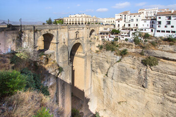 Naklejka na ściany i meble Bridge Puente Nuevo in Ronda, Spain