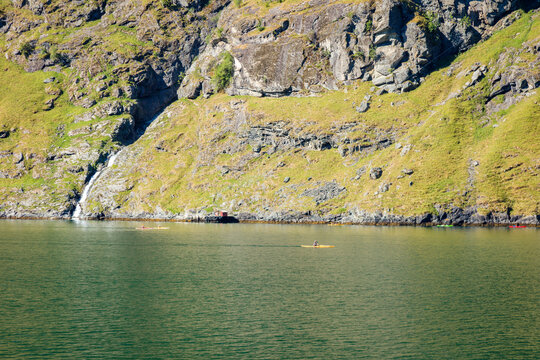 Aurlandsfjord In Norway