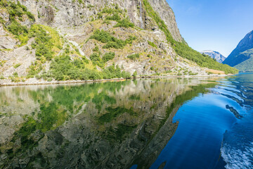 Aurlandsfjord in Norway