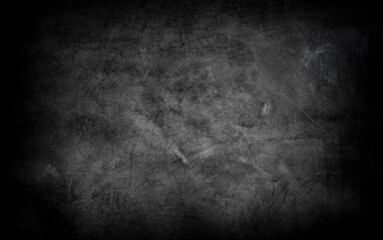 Old wall texture cement dark black gray  background abstract grey color design are light with white gradient background.