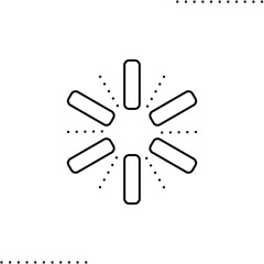 Obraz premium download, updates vector icon in outline