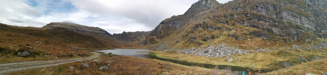 Steinkvanndalen Kvamskogen Bergen Norway Hking Mountains