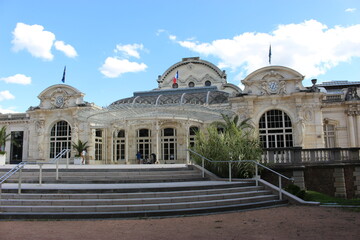Opéra de Vichy : escalier extérieur