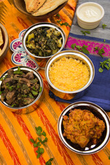 indian curry meal