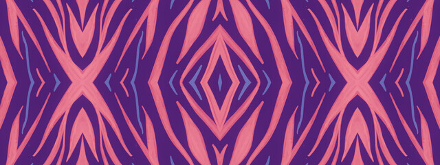 Ethnic Print Design. Camouflage Animal Wave  © Yasna