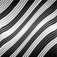 Abstract warped Diagonal Striped Background . Vector curved twisted slanting, waved lines texture
