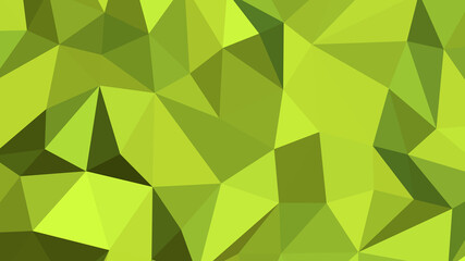 Yellow green abstract background. Geometric vector illustration. Colorful 3D wallpaper.