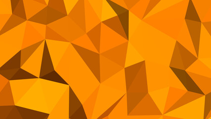 Dark orange abstract background. Geometric vector illustration. Colorful 3D wallpaper.