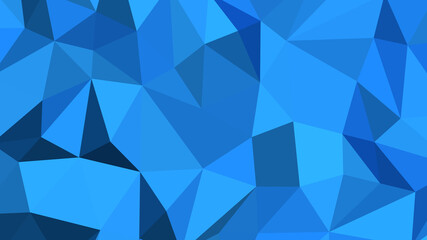 Dodger blue abstract background. Geometric vector illustration. Colorful 3D wallpaper.