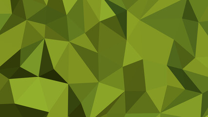Olive drab abstract background. Geometric vector illustration. Colorful 3D wallpaper.