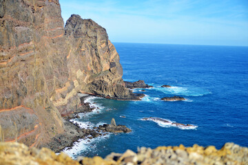 cliffs of moher at the coast in Madeira