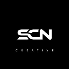 SCN Letter Initial Logo Design Template Vector Illustration