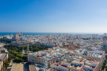Aerial photograph of Cadiz in Spain © Jacob