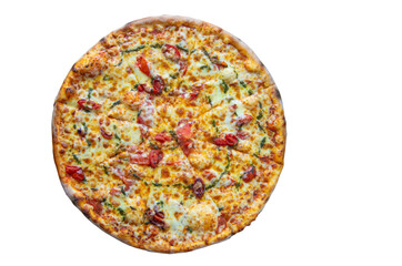 pizza isolated on white background